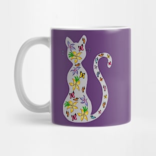 Butterfly Cat Mug